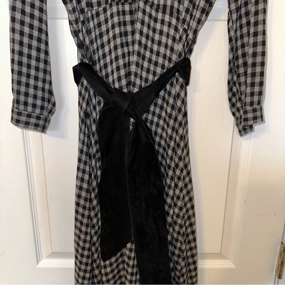 Zara maxi checked buttom up dress - Picture 7 of 9